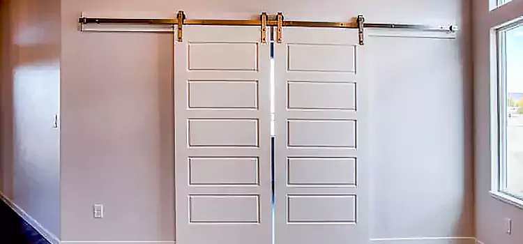 Glass Barn Door with Installation Hardware Kit Brooklyn Park